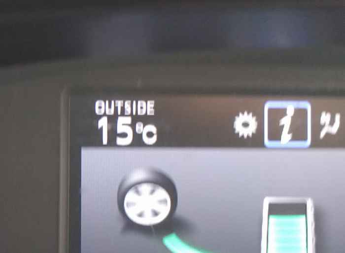 石垣島、気温は15℃です